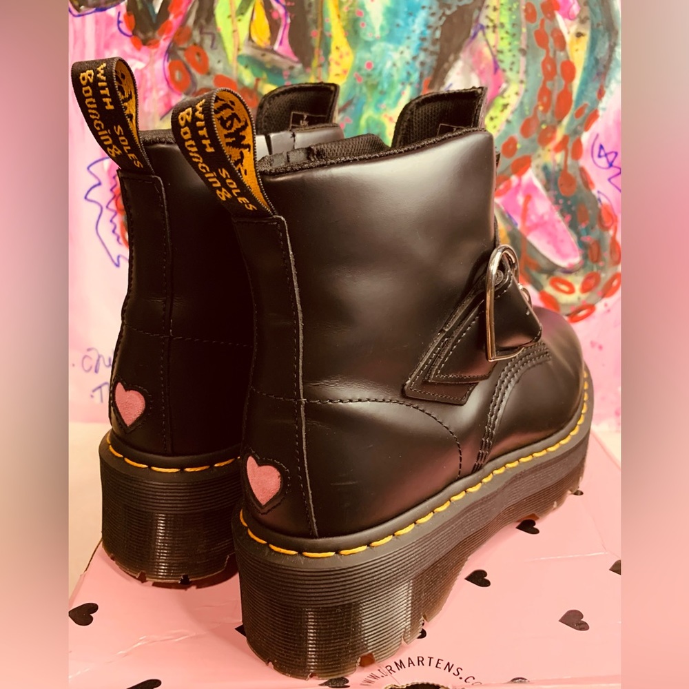 Dr Marten x Lazy Oaf Pre-Loved Lo Buckle Boot - Picture 4 of 10